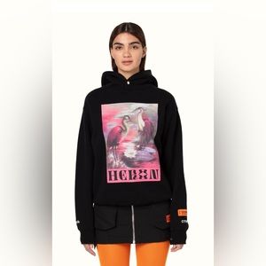 Original, LIKE NEW Heron Preston Graphic Bird hoodie XS